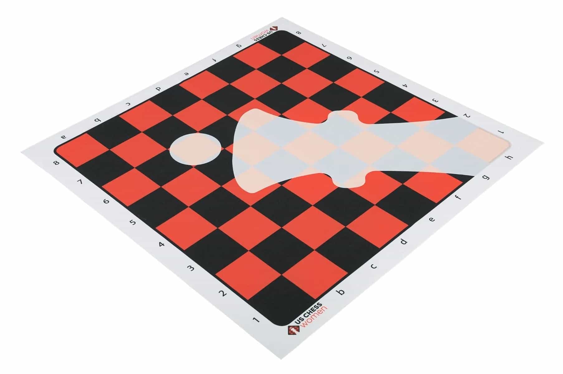 Us Chess Women Full Color Thin Mousepad Chess Board