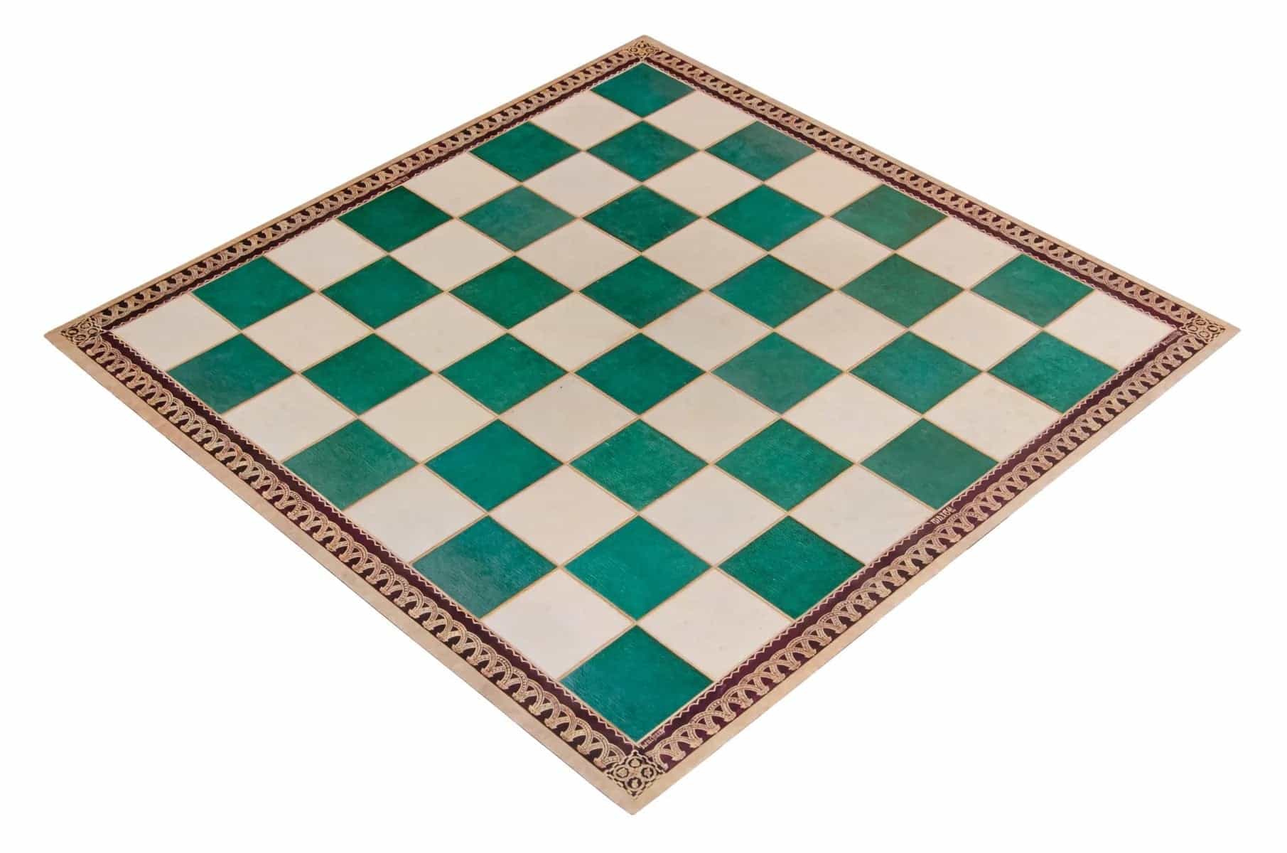 Green Carton Pierre Full Color Thin Mousepad Chess Board