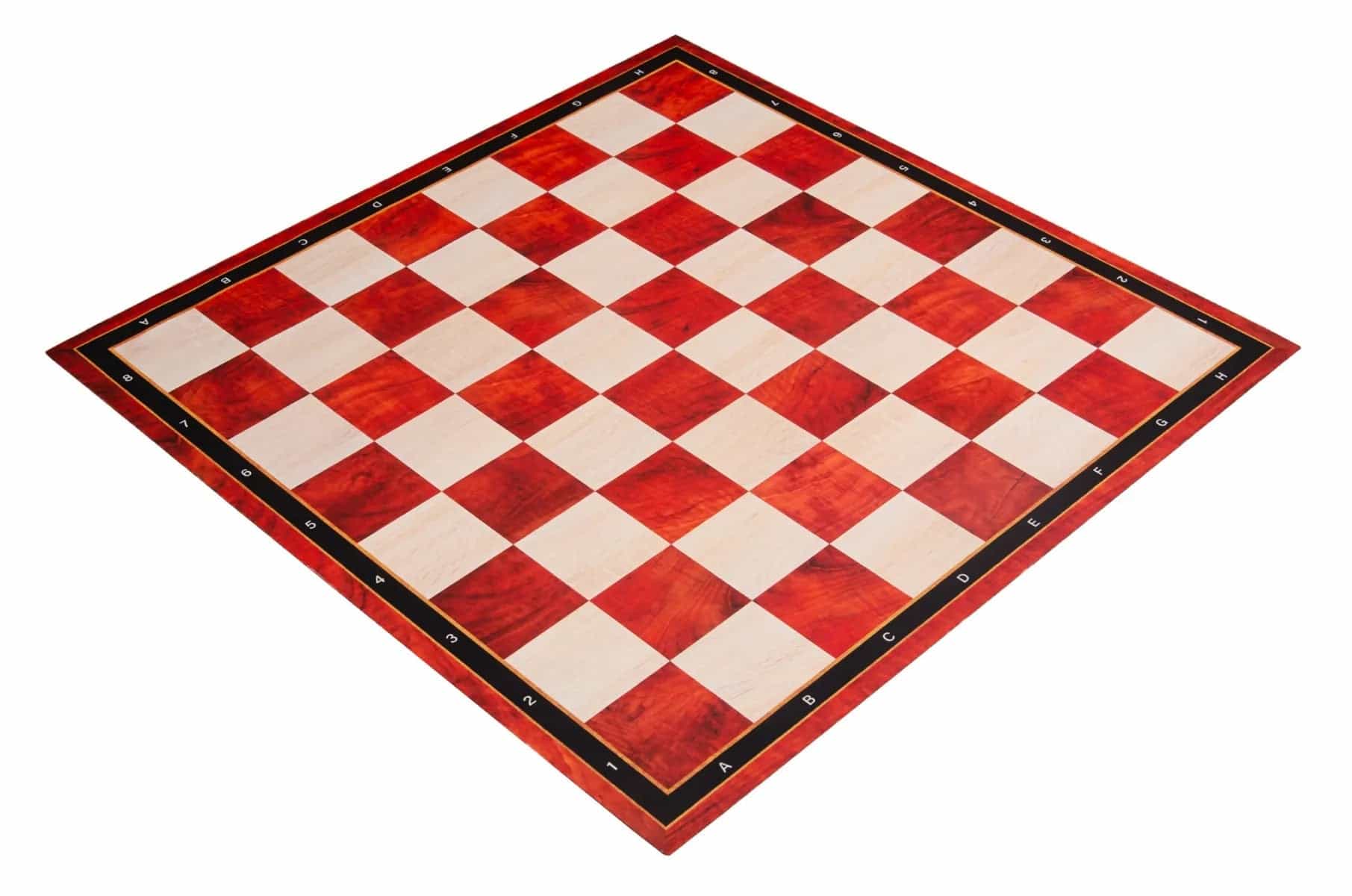 Red Mahogany Full Color Thin Mousepad Chess Board