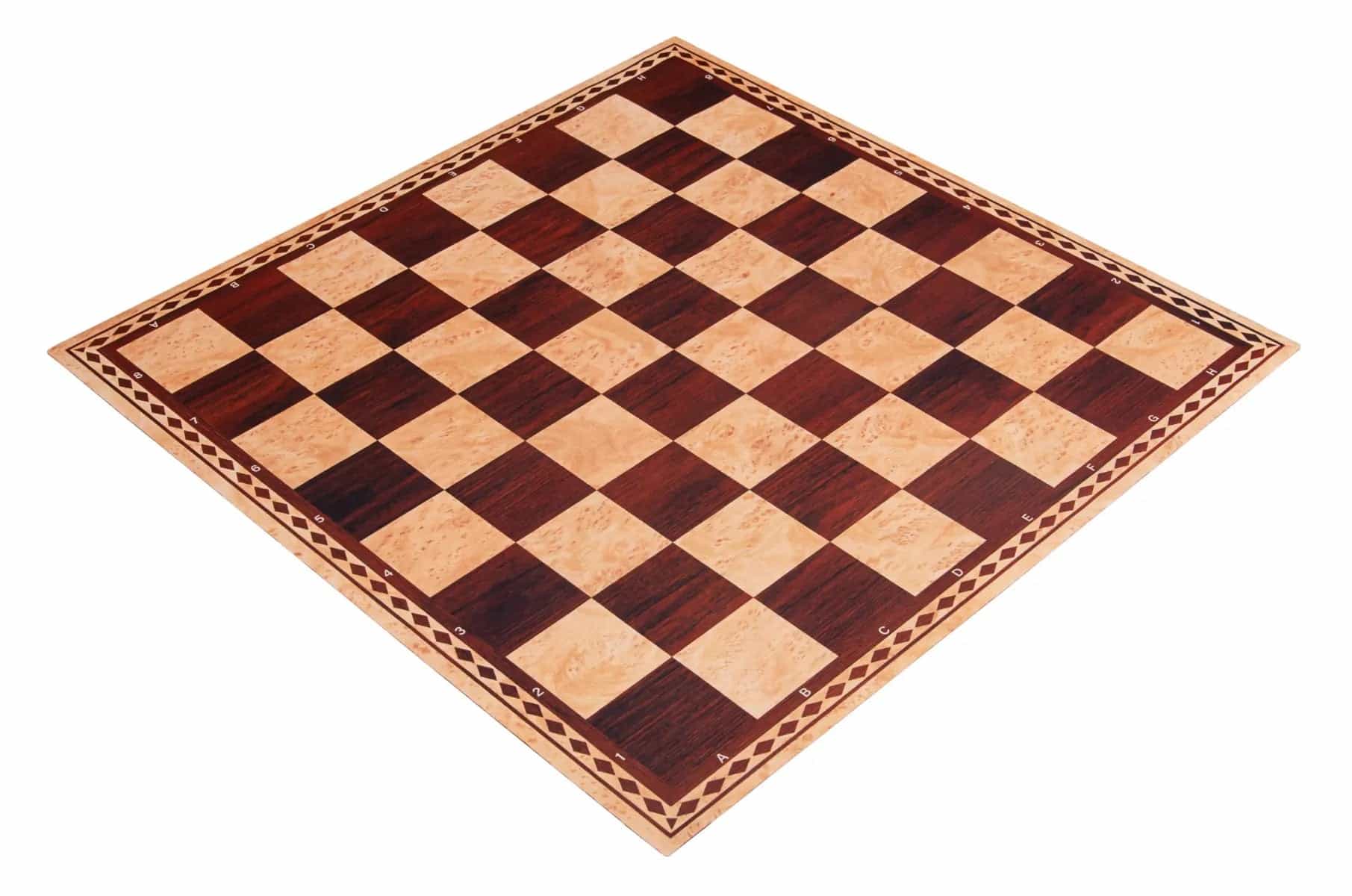 Bird's Eye Maple II Full Color Thin Mousepad Chess Board