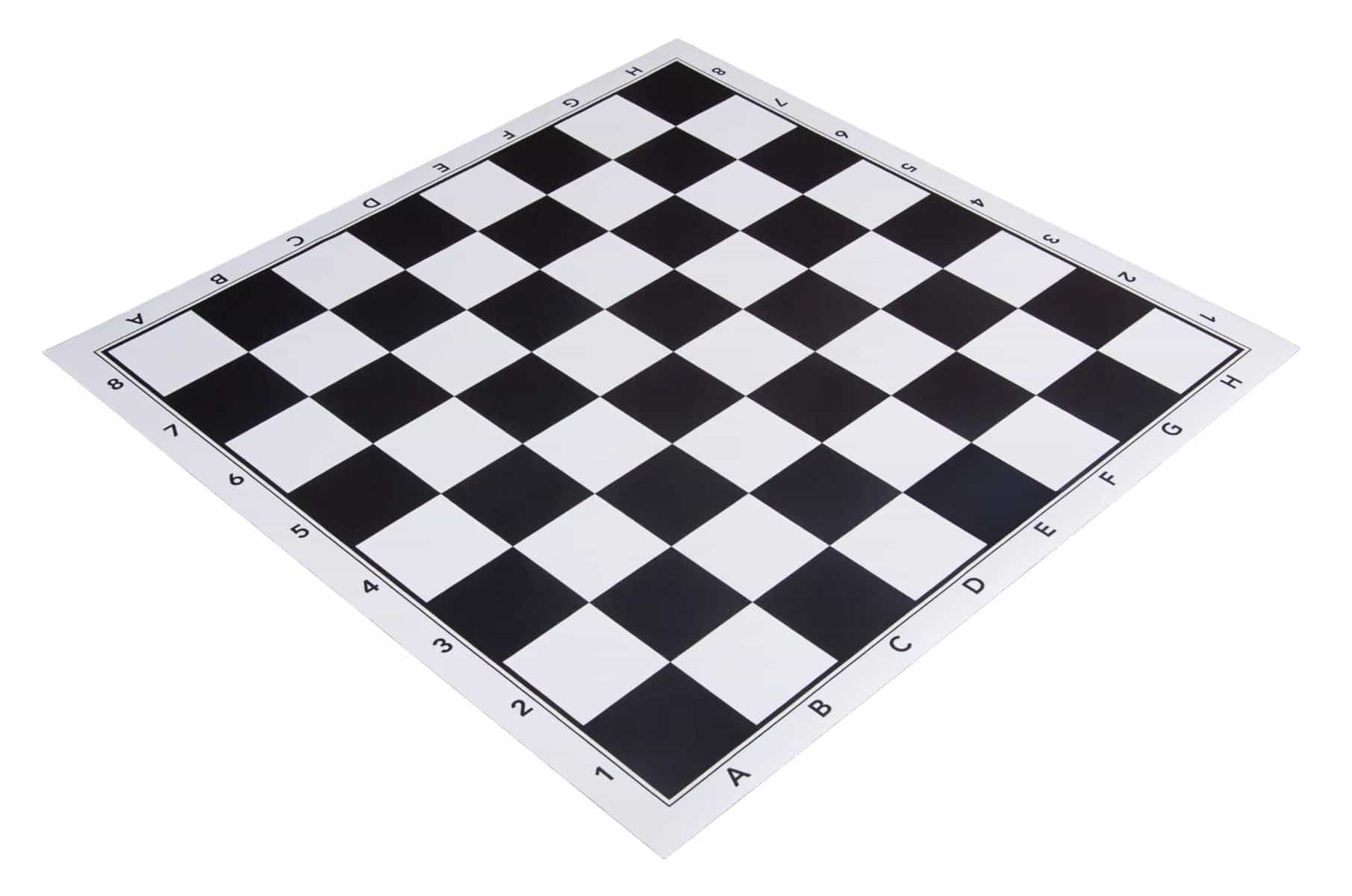 Black Full Color Thin Mousepad Chess Board