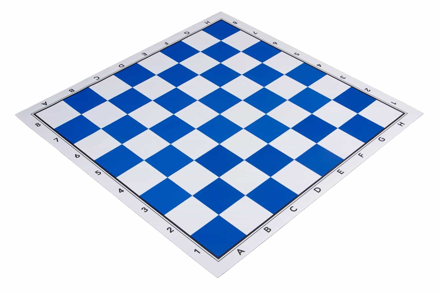 Royal Blue - Full Color Thin Mousepad Chess Board