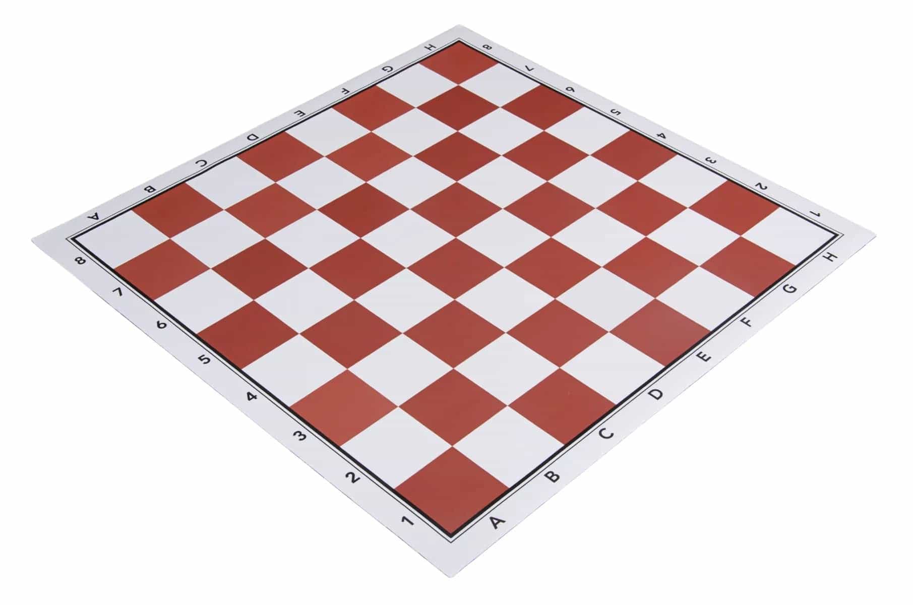 Brown - Full Color Thin Mousepad Chess Board