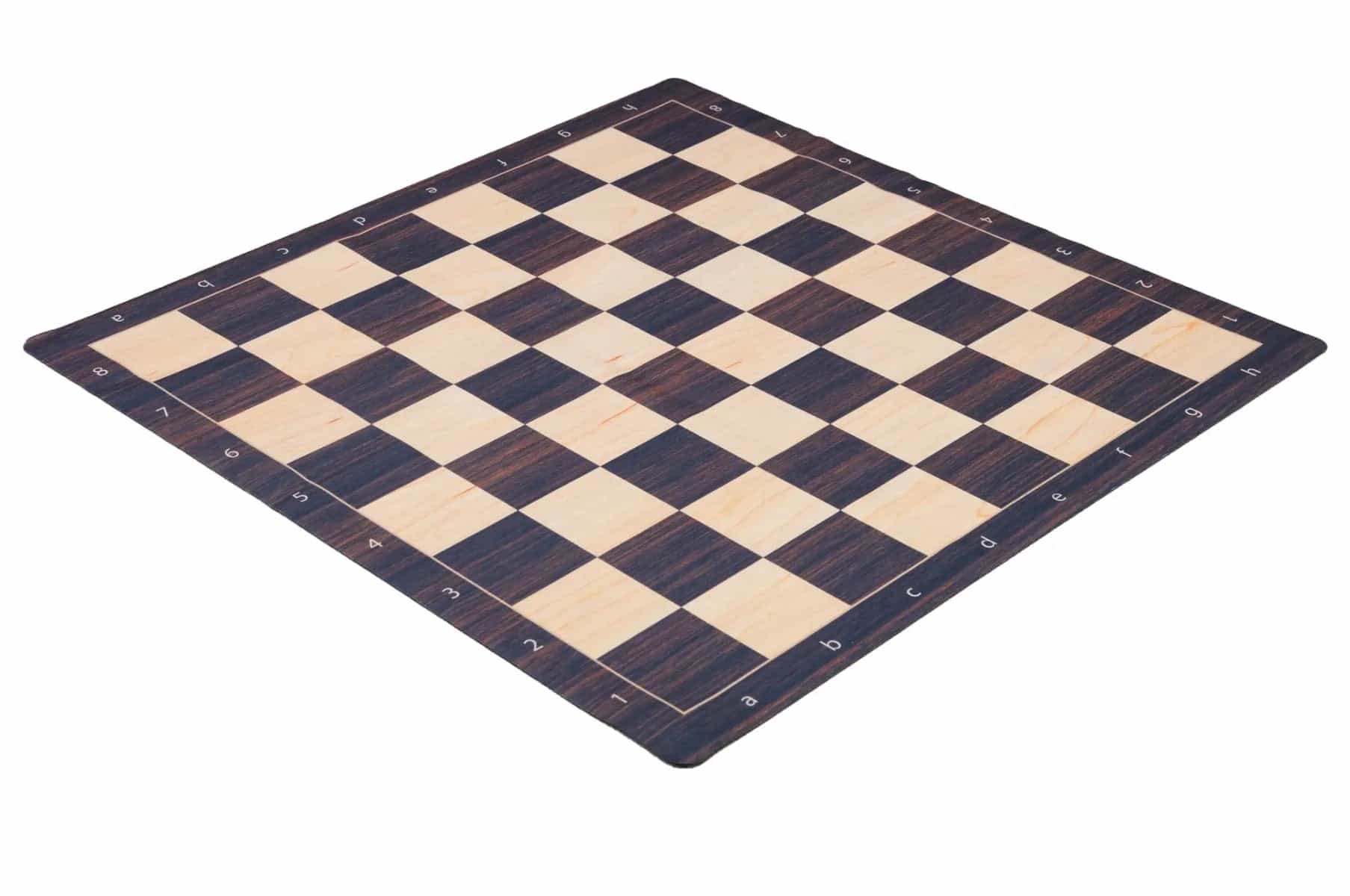 2.25" Macassar Ebony Full Color Thin Mousepad Chess Board