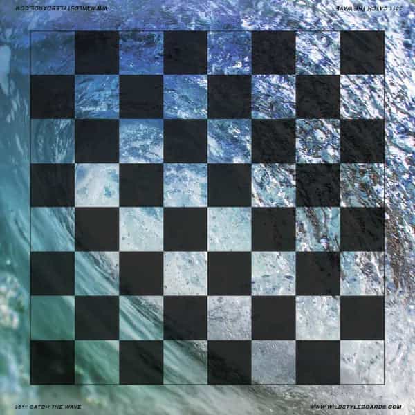 Catch The Wave - Full Color Vinyl Chess Board