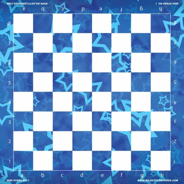 Stars No. 1 Full Color Vinyl Chess Board