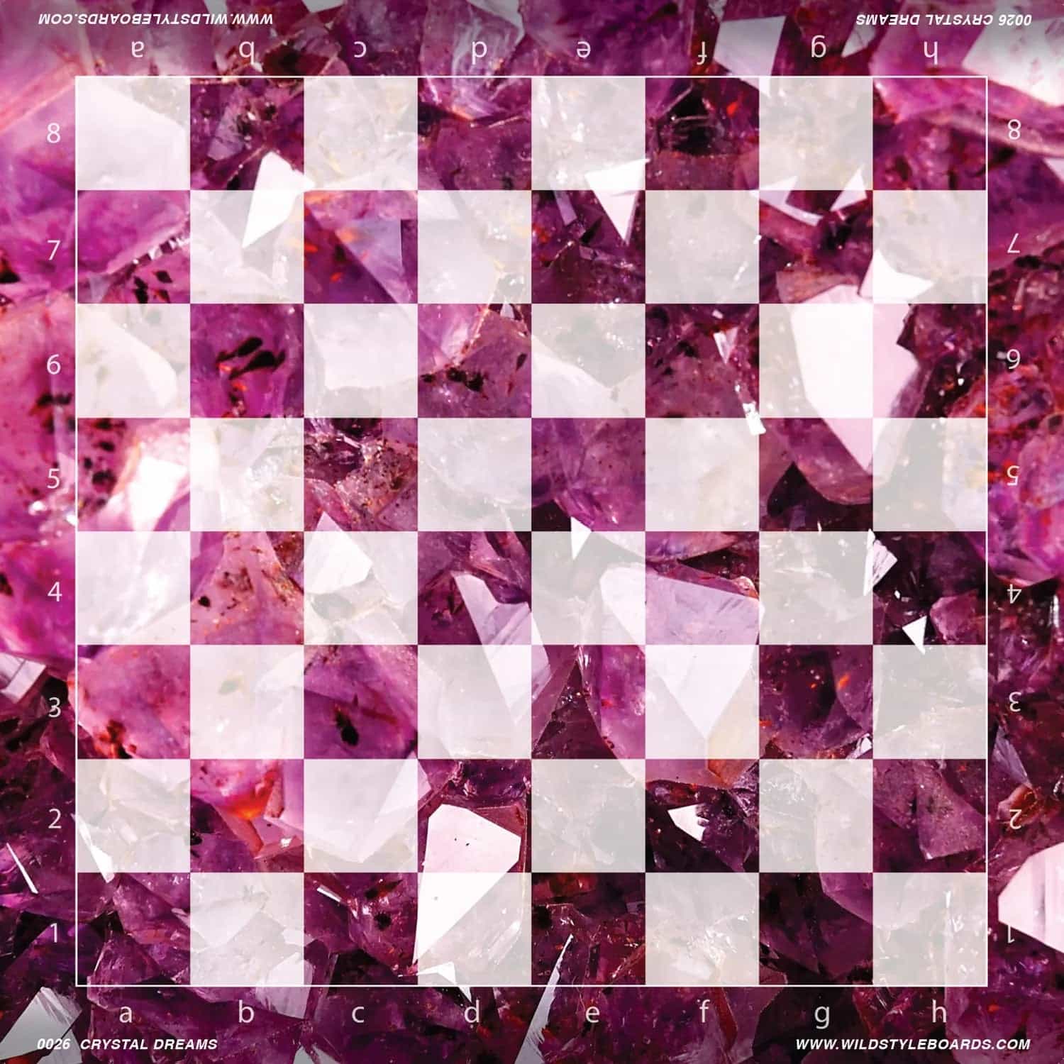 Crystal Dreams Full Color Vinyl Chess Board