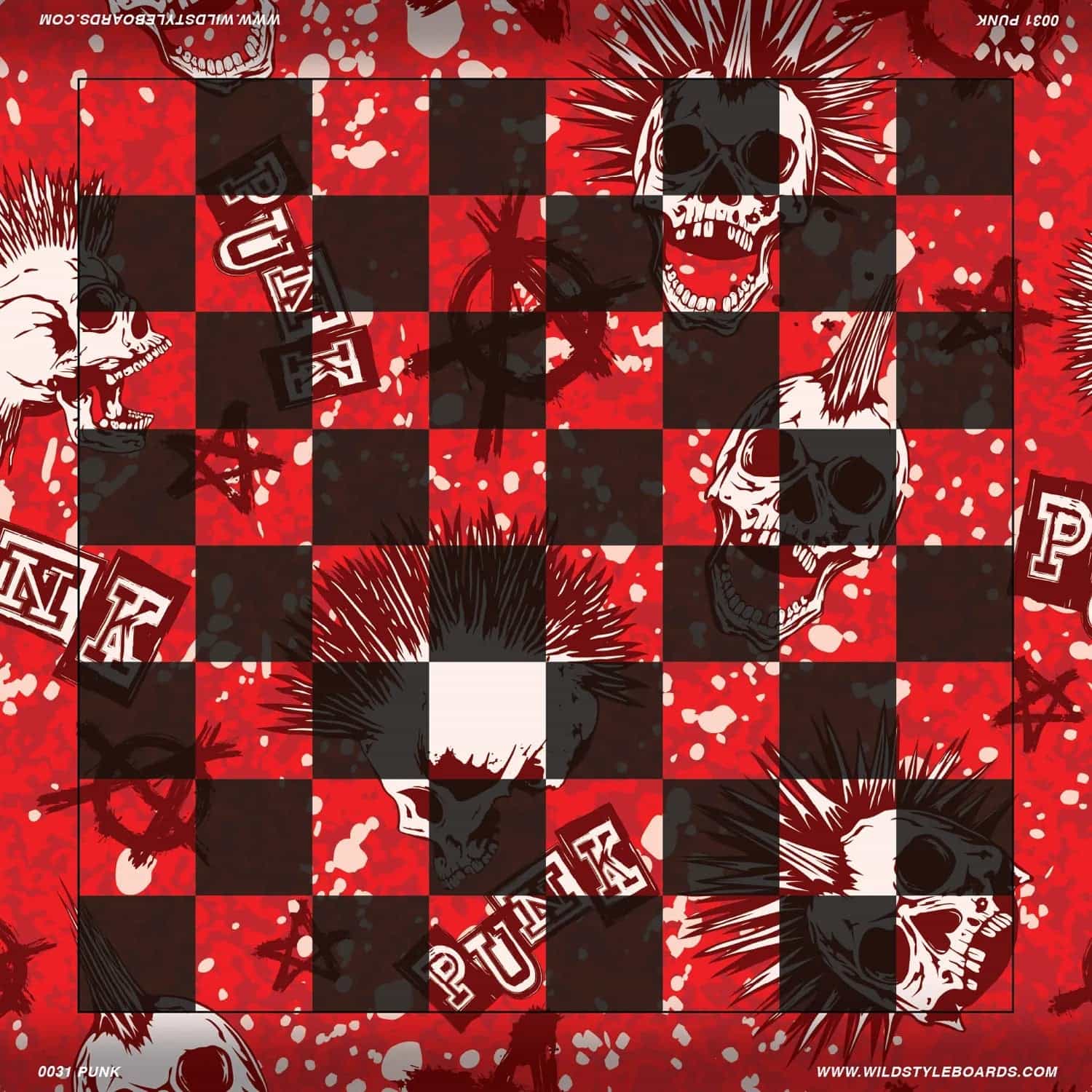 Punk - Full Color Vinyl Chess Board
