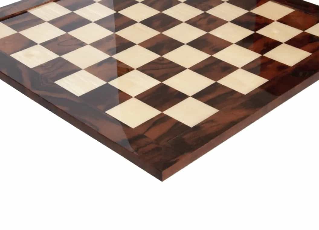 Walnut Burl & Maple Signature Traditional Chess Board