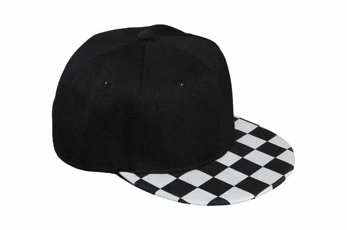 Black Peak Chess Board Baseball Hat