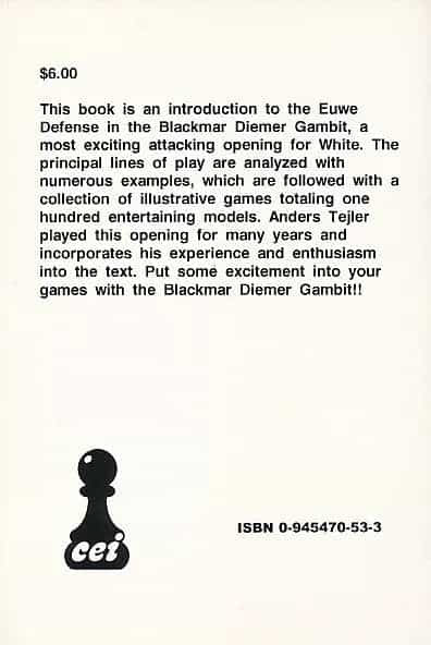 Clearance - Euwe Defense - Blackmar Diemer Gambit