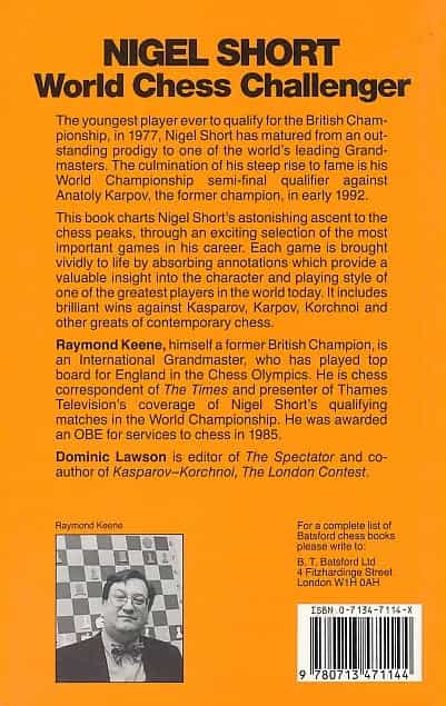 Clearance - Nigel Short World Chess Challenger