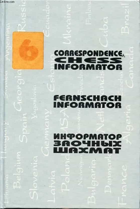 Clearance - Correspondence Chess Informator Vol. 6