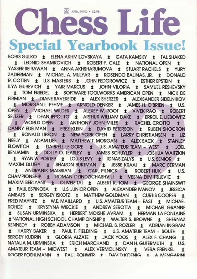 Clearance - Chess Life Magazine - April 1990 Issue