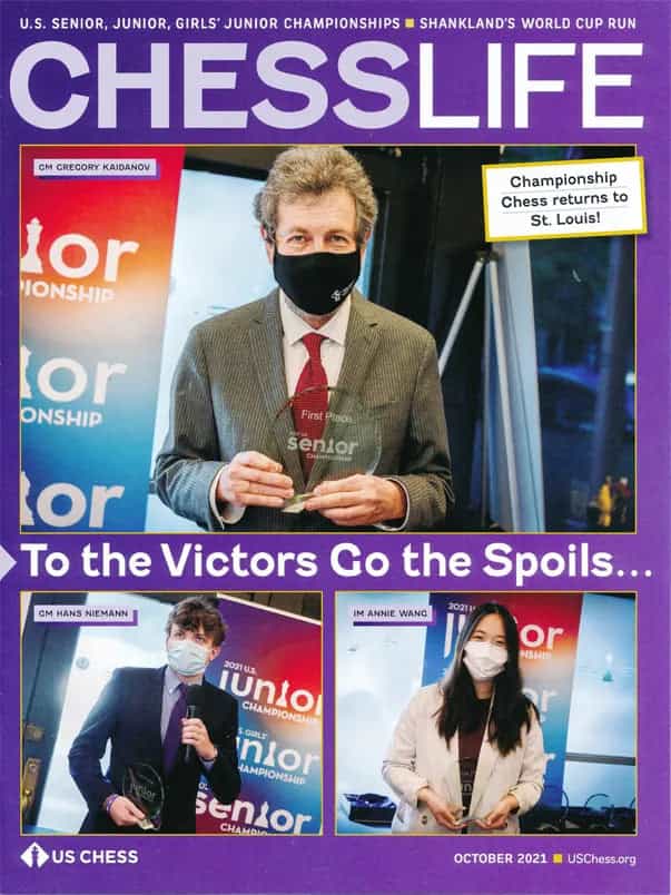 Clearance - Chess Life Magazine - October 2021 Issue