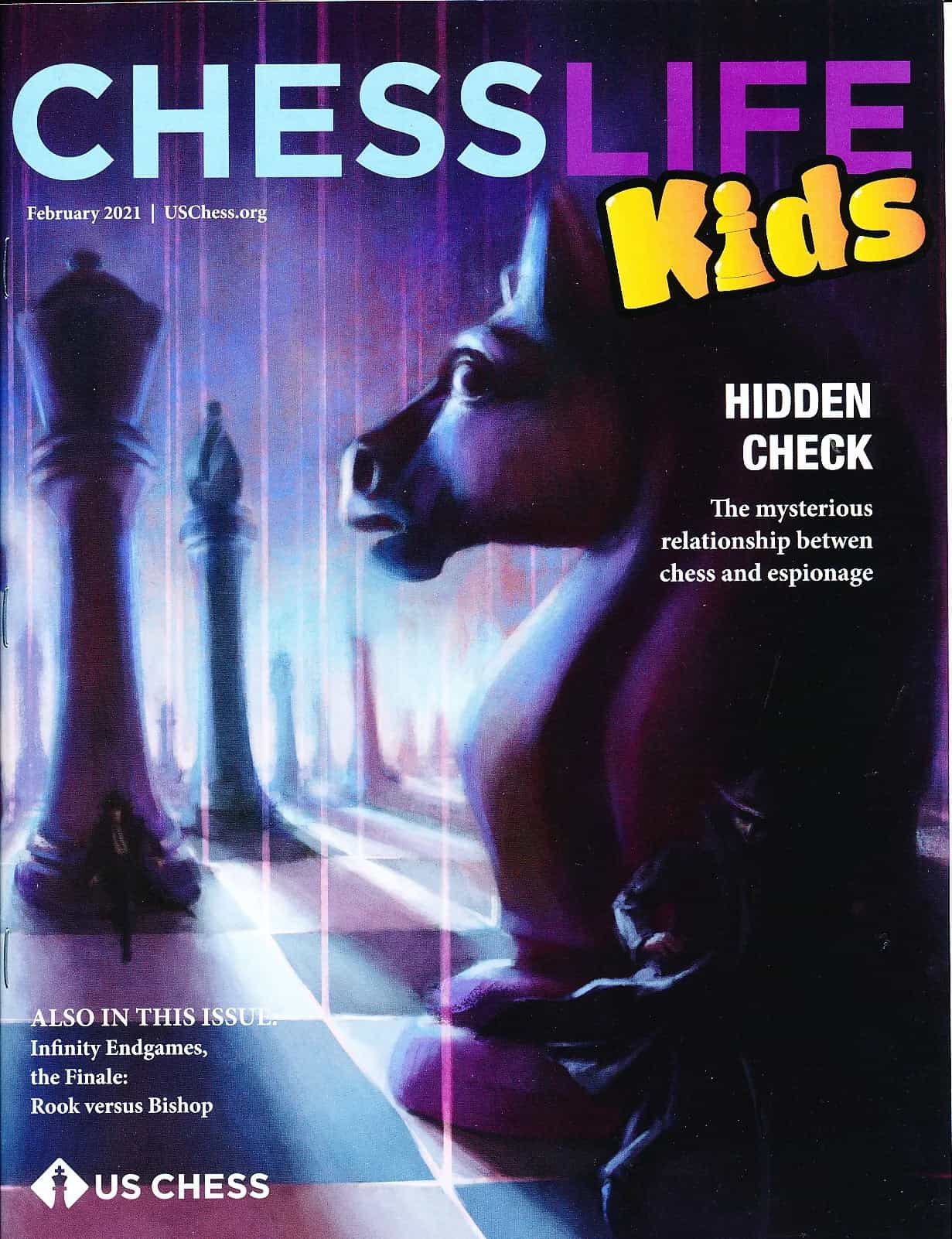 Clearance - Chess Life For Kids Magazine - February 2021 Issue