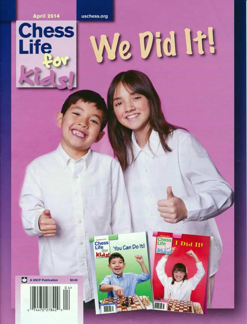 Clearance - Chess Life For Kids Magazine - April 2014