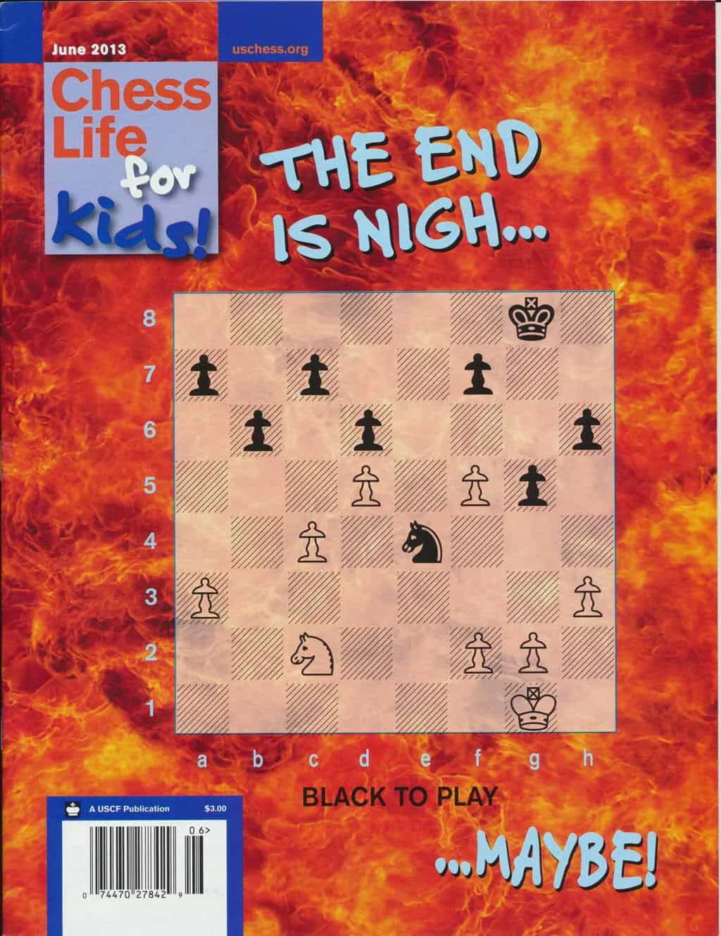 Clearance - Chess Life For Kids Magazine - June 2013