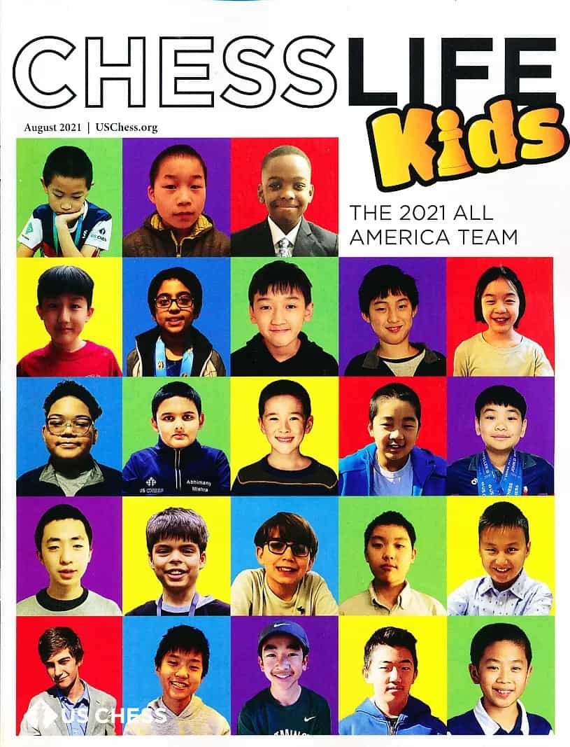 Chess Life For Kids Magazine, August 2021 Issue