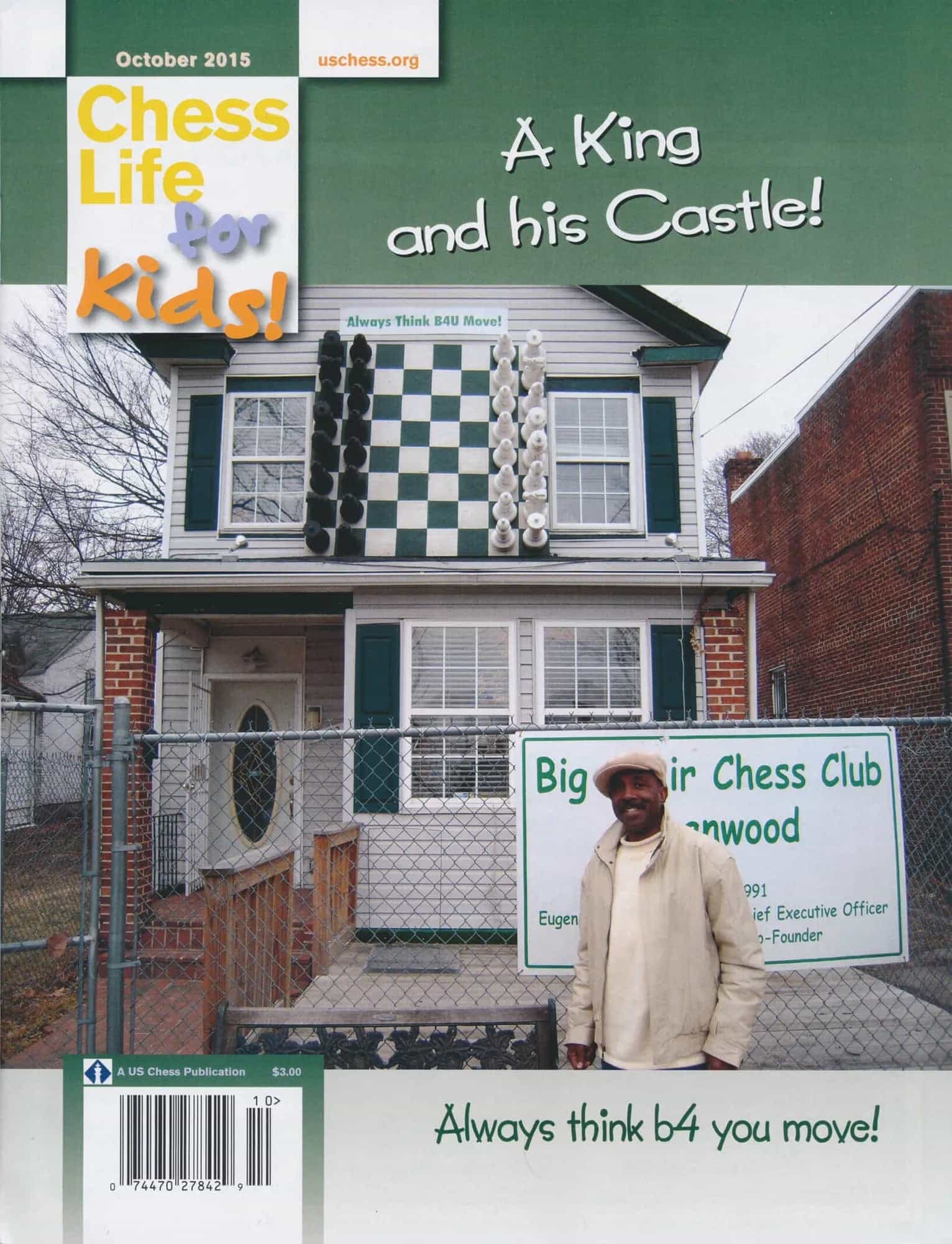 Clearance - Chess Life For Kids Magazine - October 2015 Issue