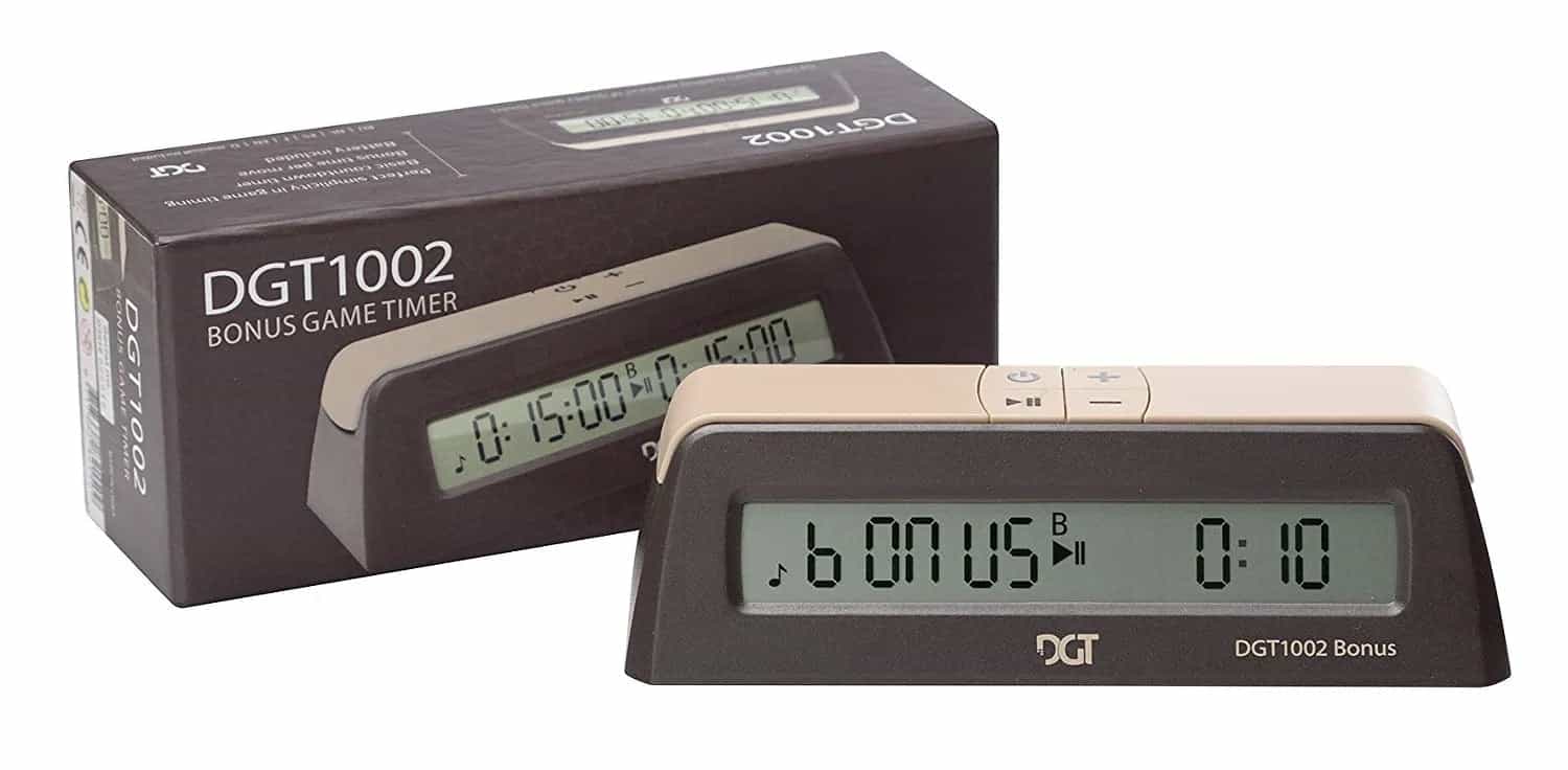 Dgt 1002 Digital Chess Clock - Black