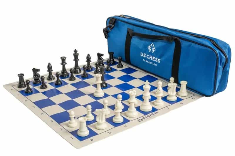 Us Chess Supreme Tournament Chess Set Combination - Single Weighted