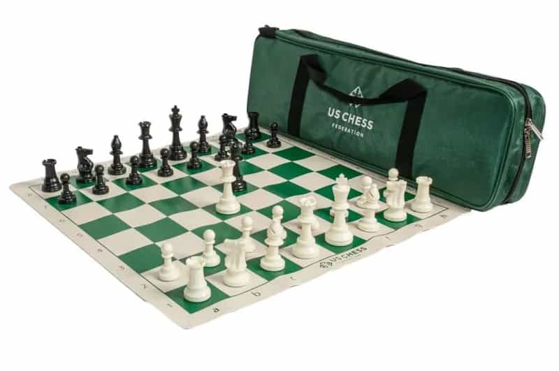 Us Chess Supreme Tournament Chess Set Combination - Single Weighted