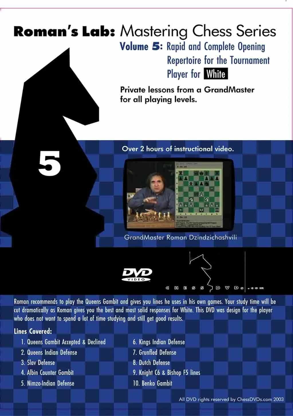 Roman's Lab Volume 5: Opening Repertoire for White