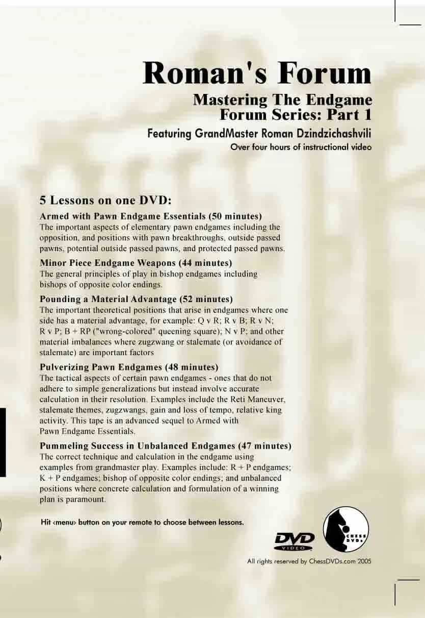 Roman's Lab - Volume 30 - Mastering The Endgame Forum Series - Part 2