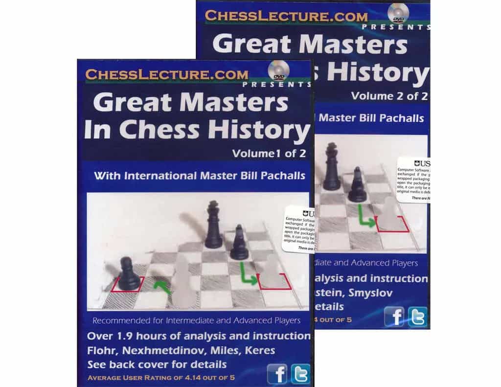Great Masters In Chess History (2 DVD Set)