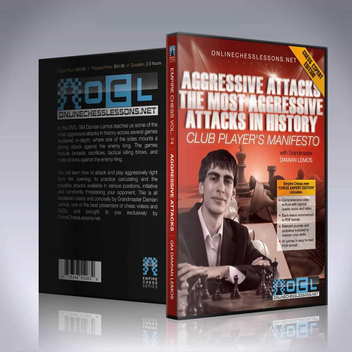 Aggressive Attacks Chess DVD