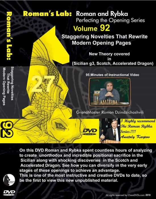 Roman's Lab Volume 92 Staggering Novelties That Rewrite Modern Opening Pages