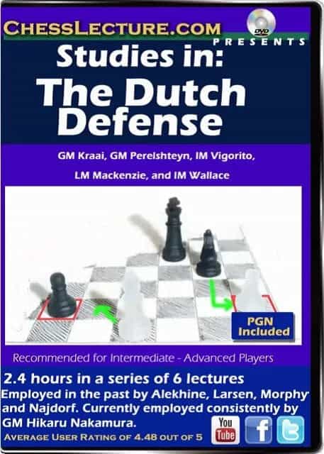 Studies In The Dutch Defense - Chess Lecture - Volume 106