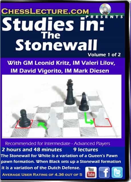 Studies In: The Stonewall - 2 DVDs - Chess Lecture - Volume 143