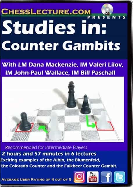 Studies In Counter Gambits - Chess Lecture - Volume 184