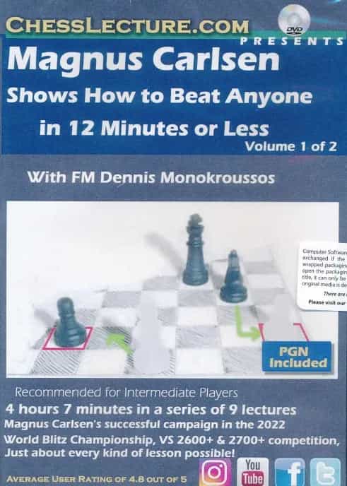 Magnus Carlsen Blitz Chess Lessons Vol 1 & 2