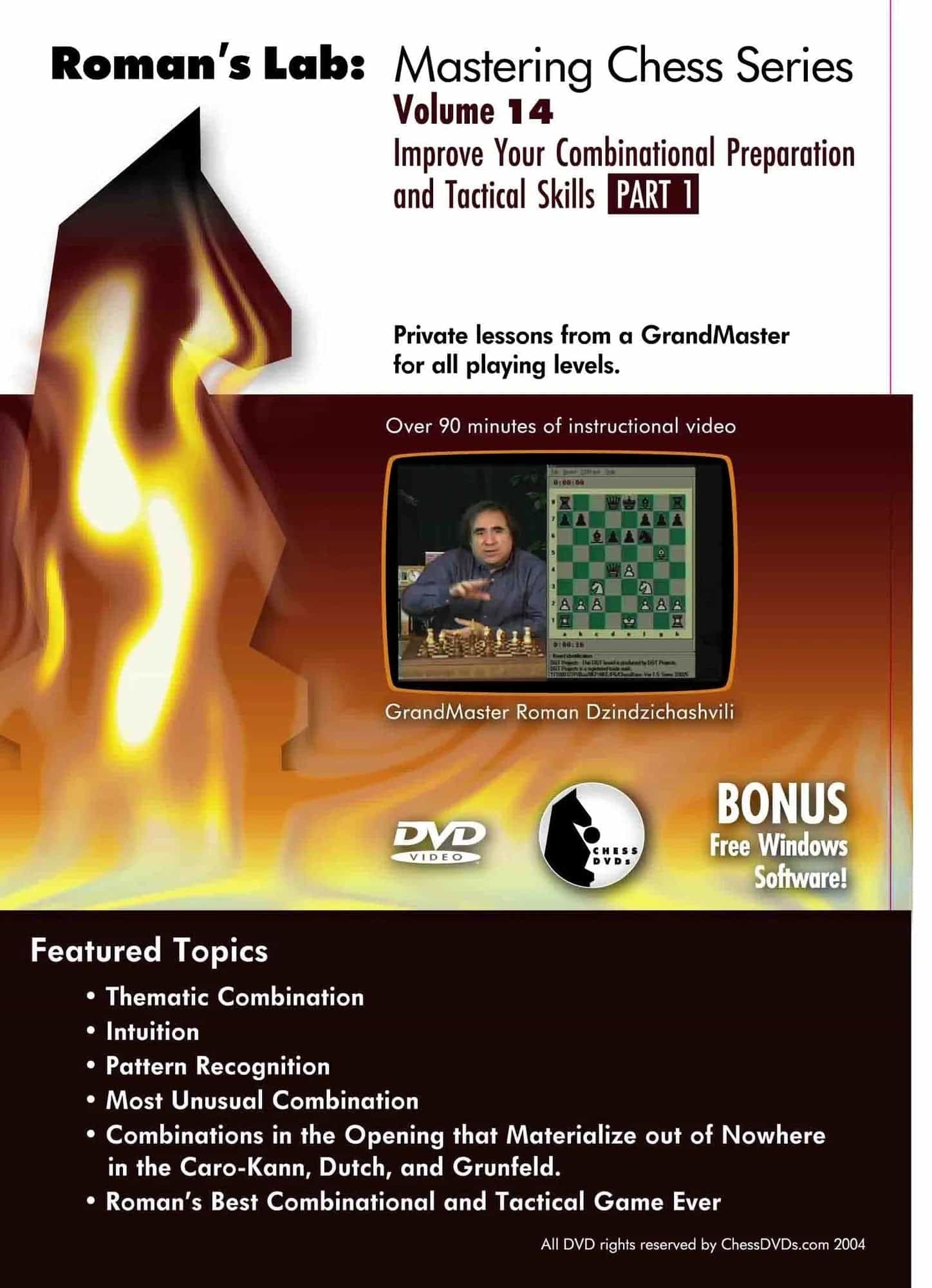 E-Dvd Roman's Lab - Volume 14 - Improve Your Combinational Preparation And Tactical Skills - Part 1