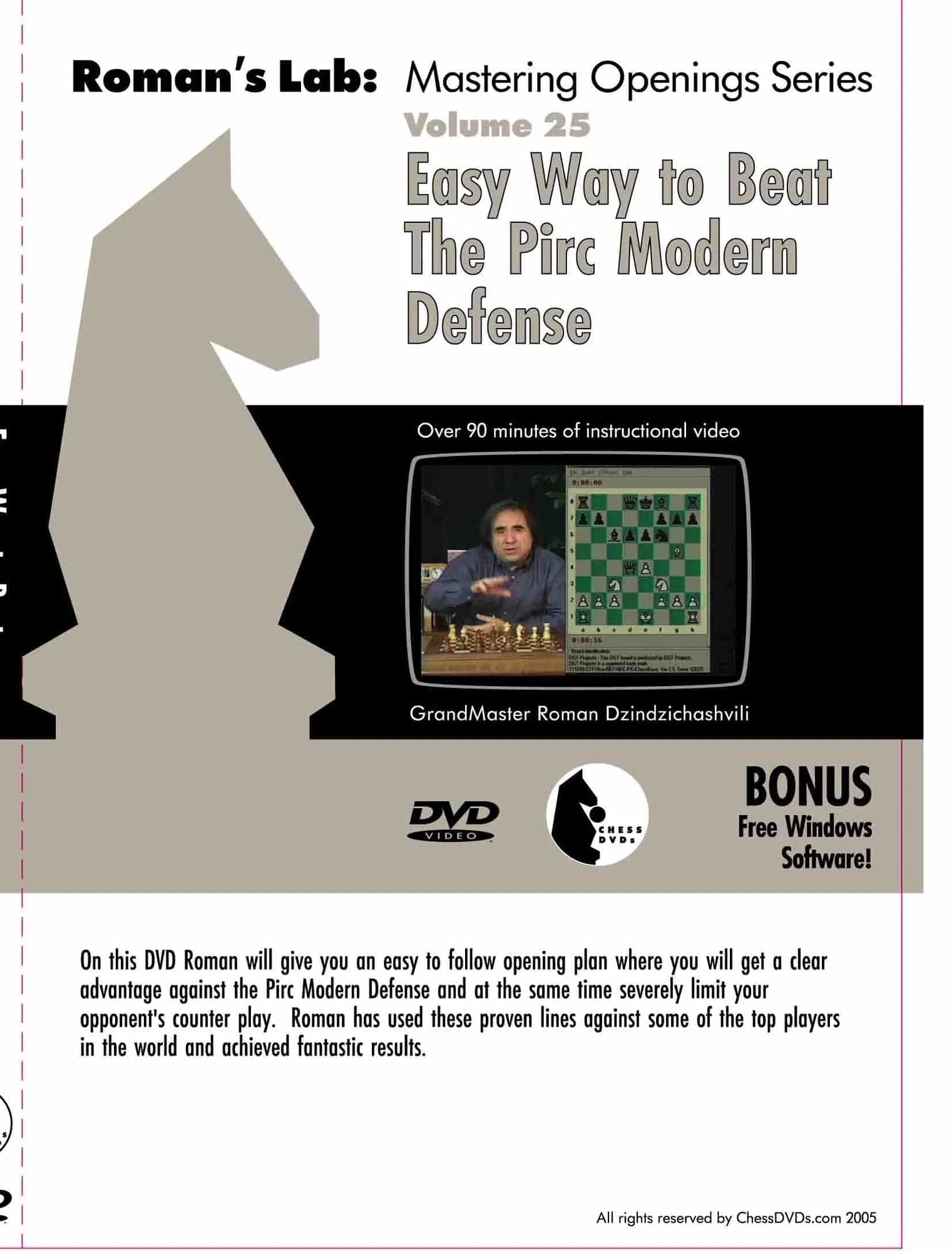 E-Dvd Roman's Lab - Volume 25 - The Easy Way To Beat The Pirc Modern Defense
