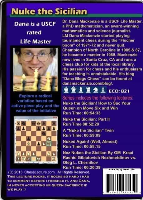E-Dvd Nuke The Sicillian - Chess Lecture - Volume 67