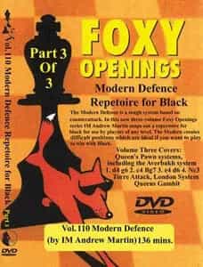 E-Dvd Foxy Openings - Volume 110 - Modern Defence Repertoire For Black Part 3