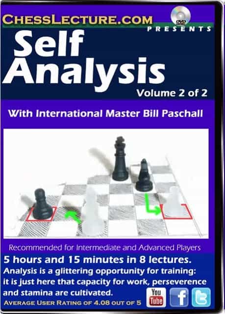 E-Dvd Self Analysis - 2 Dvds - Chess Lecture - Volume 138