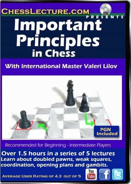 E-Dvd Important Principles In Chess - Chess Lecture - Volume 156