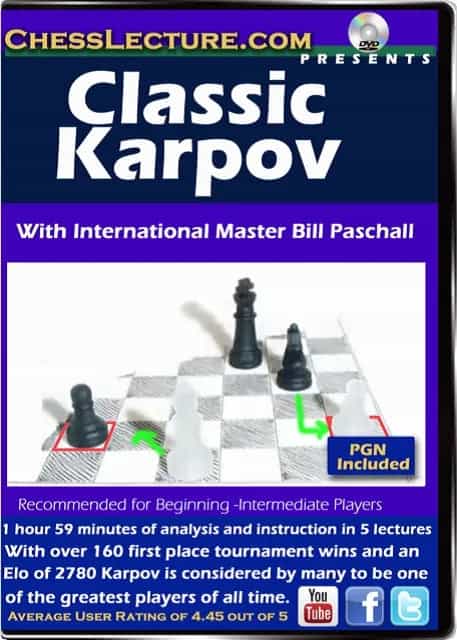 E-Dvd Classic Karpov - Chess Lecture - Volume 161