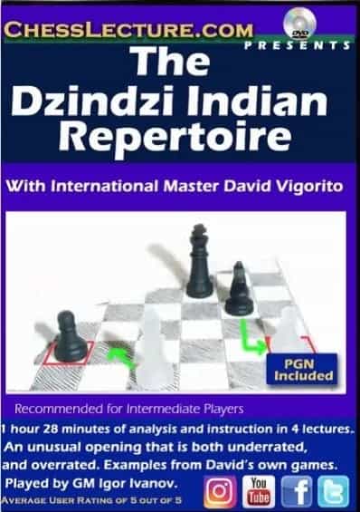 E-Dvd The Dzindzi Indian Repertoire - Chess Lecture - Volume 176