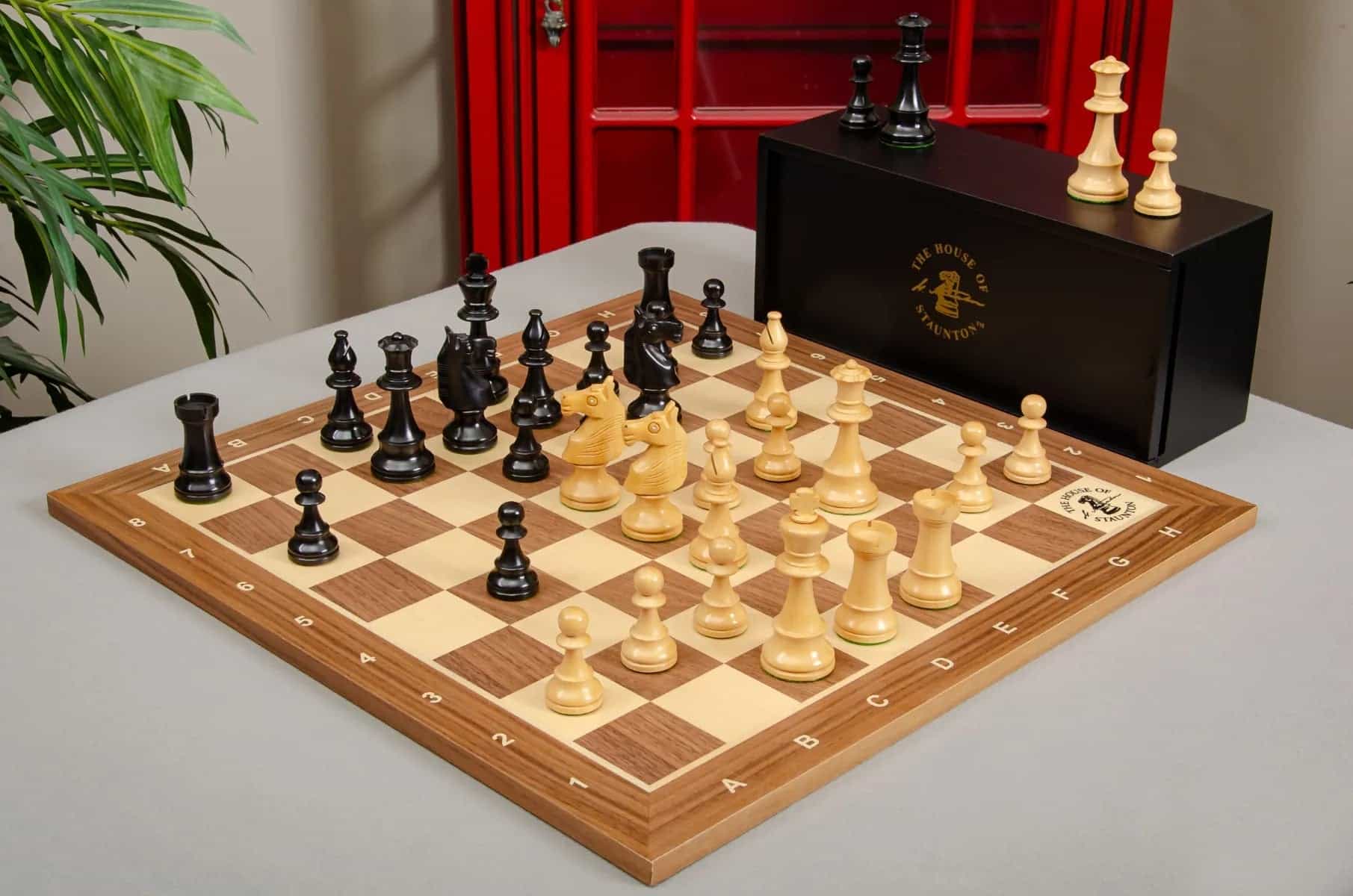 The Glass Eyed Lardy Series Chess Set & Board Combination