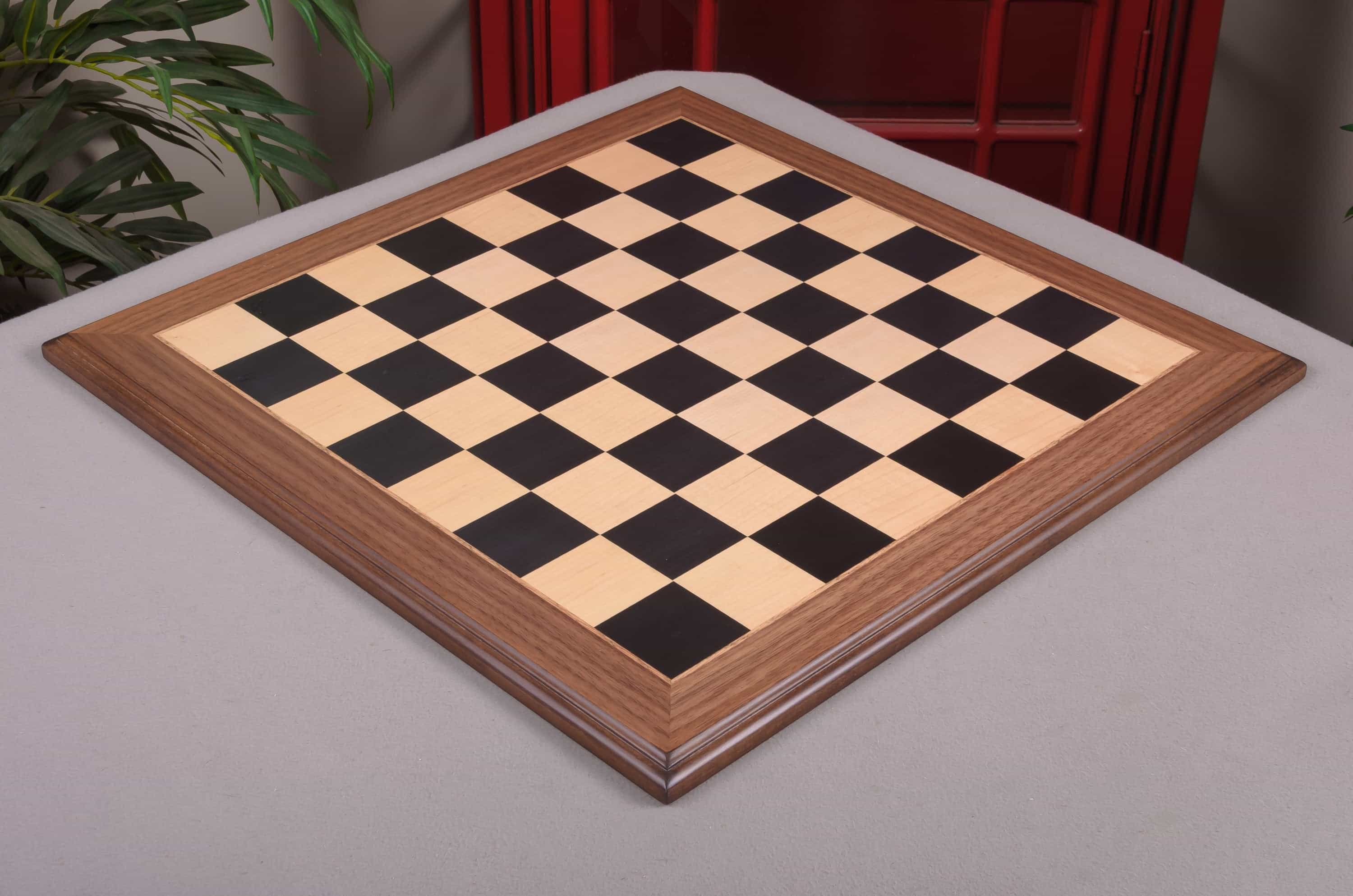 Imperfect - 2.25" - Ebony - Superior Traditional Chess Board