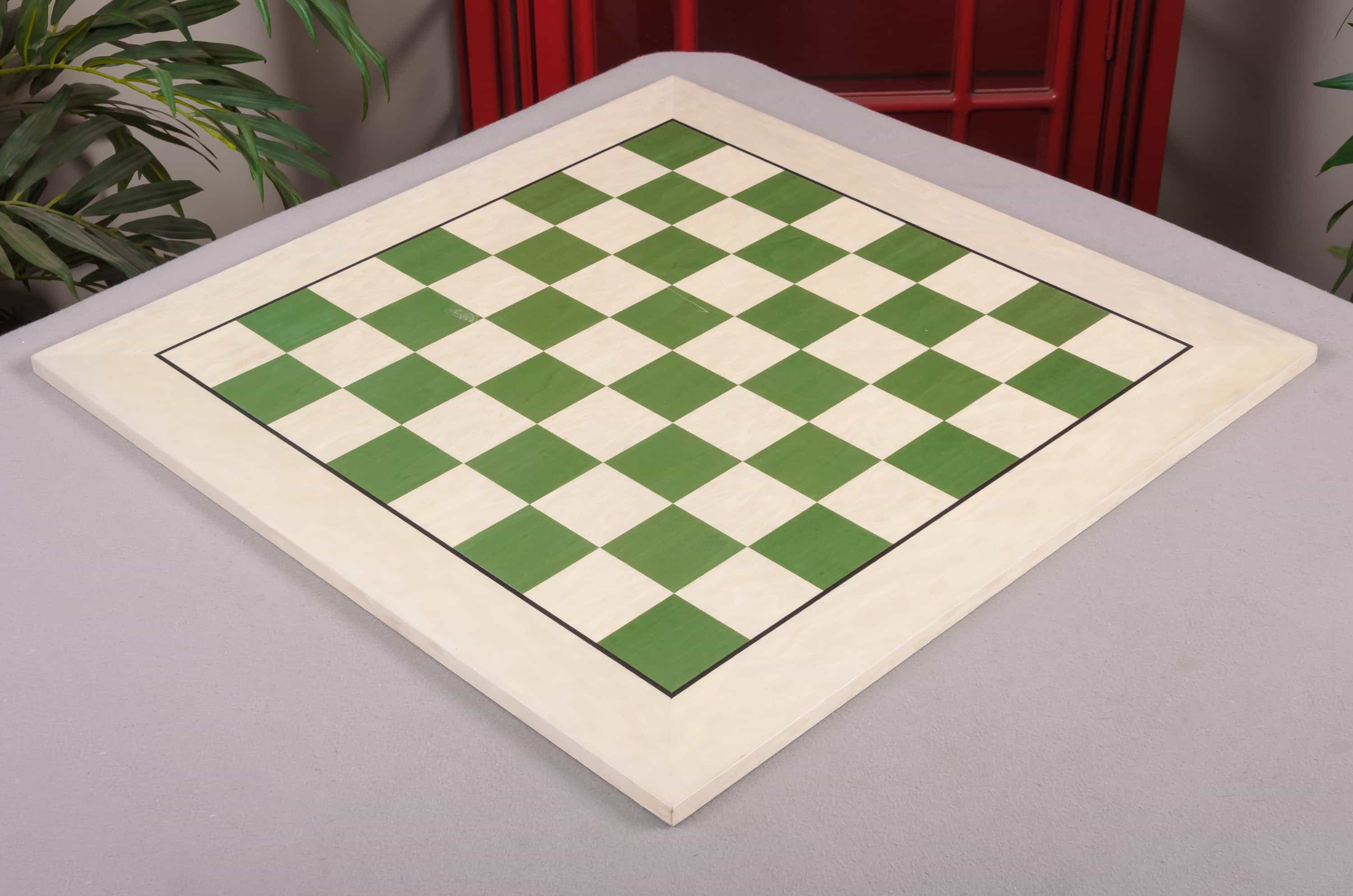 Imperfect - 2.25" - Bem Green - Classic Traditional Chessboard
