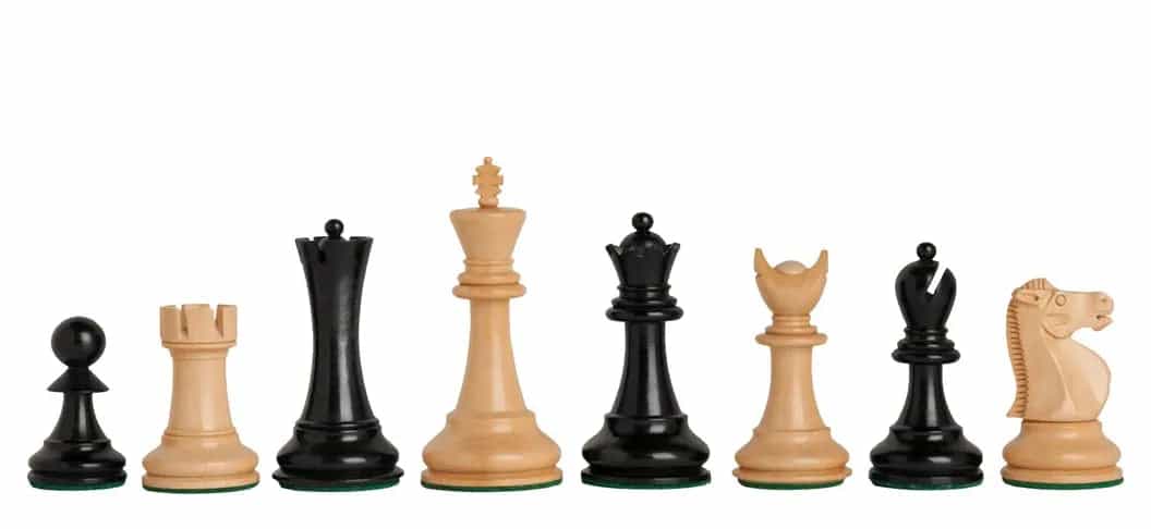 The Capablanca Chess Edition Reykjavik II Series Chess Pieces