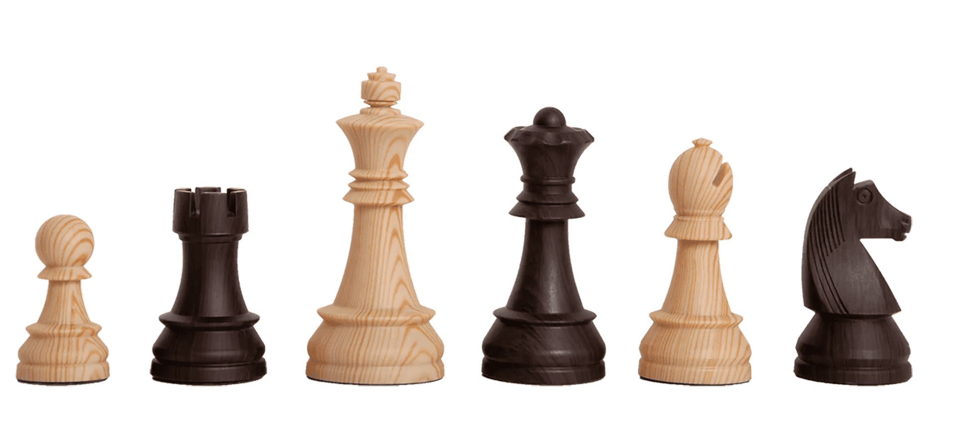 The Euro Series Chess Pieces - 3.75" King - Woodtek