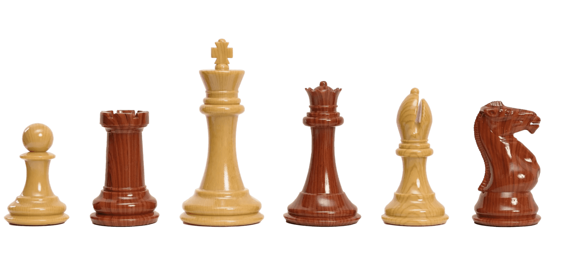 The Fischer Series Chess Pieces - 4.0" King - Woodtek